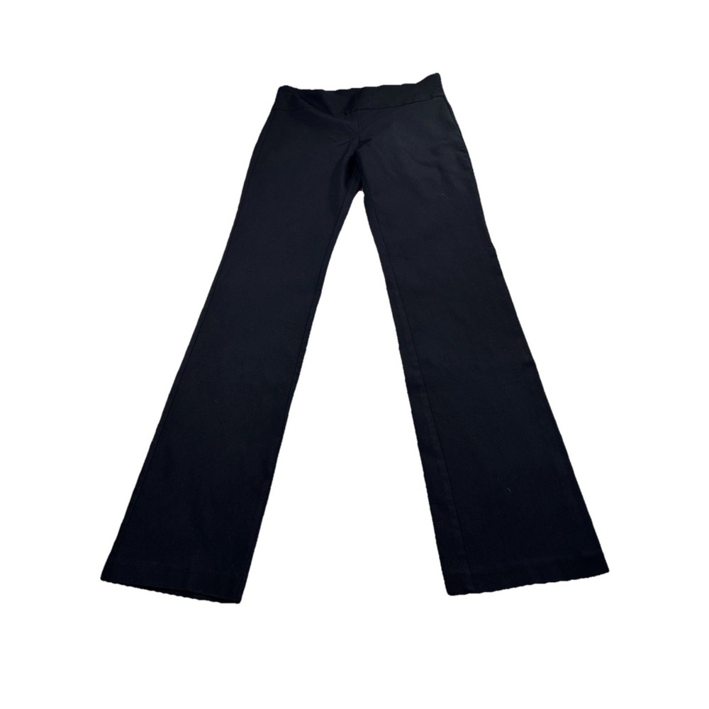 Joe Benbasset Womens Black Pull On Straight Leg Dress Pants Large 9206363